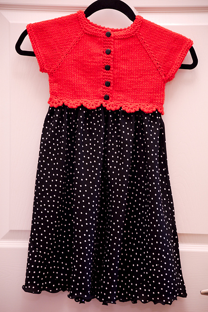 Knit and Sewn Kid's Dress