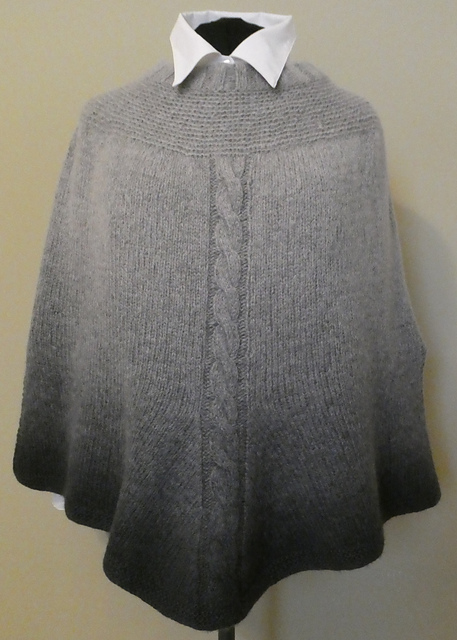Gradient Cable Poncho