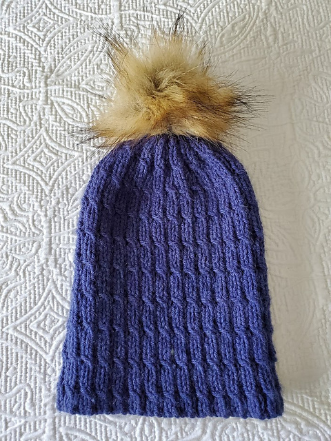 Faux Cable Hat
