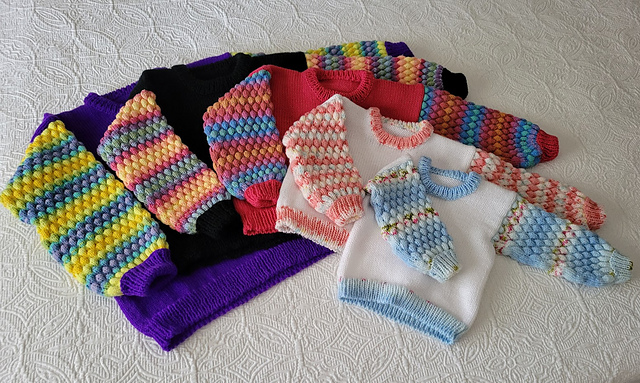 Ravelry: Bubble Sleeve Sweater pattern by Barb Padwicki