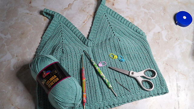 Name TBD Fun Crochet Crop Top