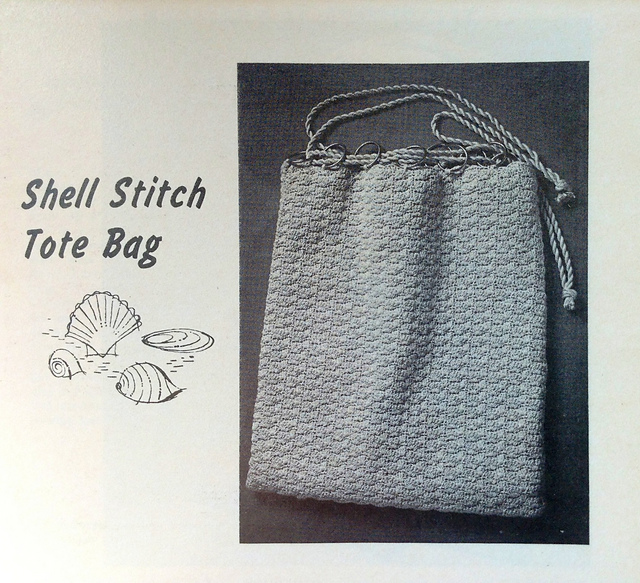 Shell Stitch Tote Bag