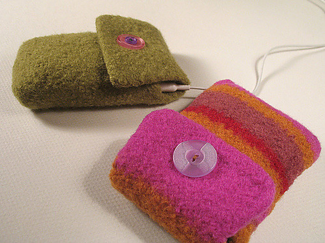 Felted iPod Cozy