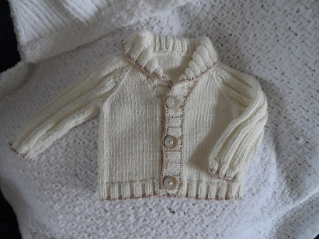 Raglan Cardigan with Hood or Shawl Collar
