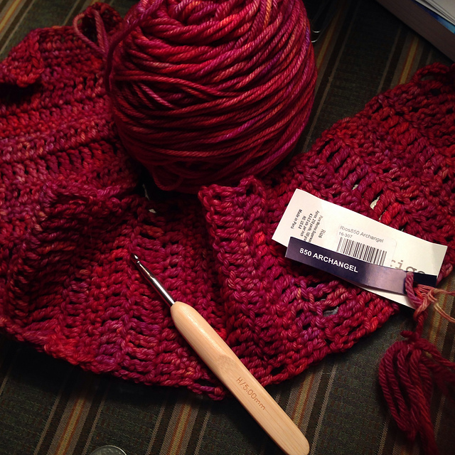 Learn My Stitches Scarf