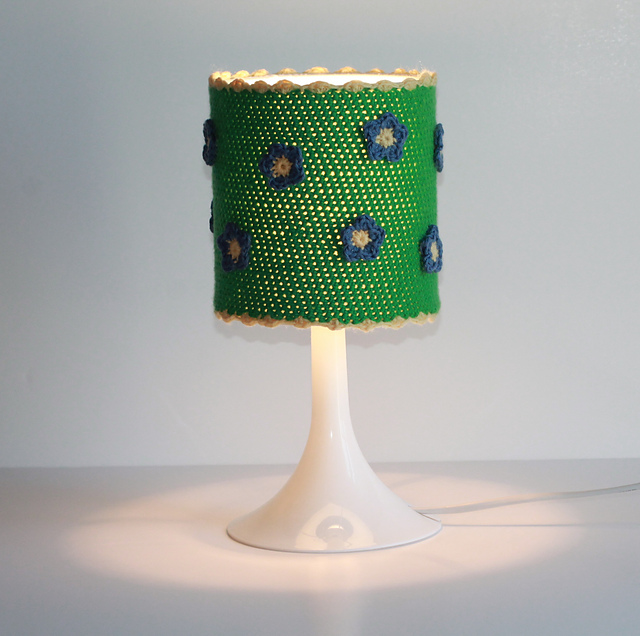 lampe aux myosotis
