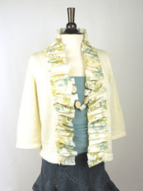 Ruffle-Edge Jacket