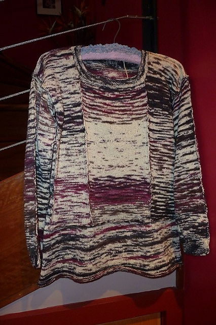 Smudged sweater