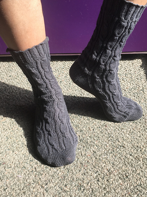 Men's Cable Socks and Anklets No. 3422