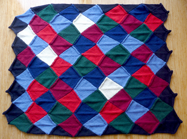 Knitted Motif Rug
