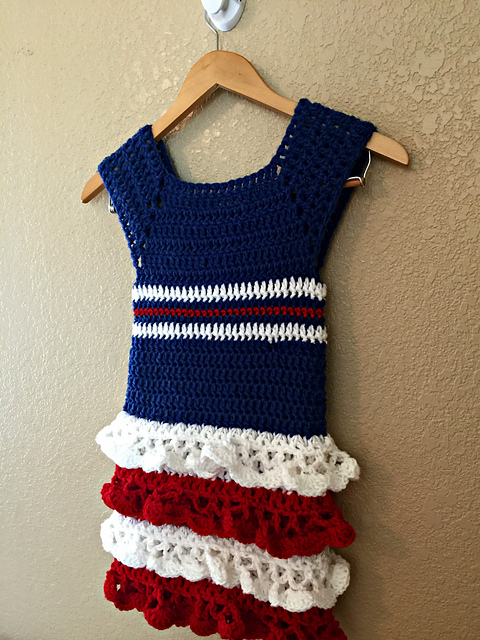 Girl's Ruffled Dress