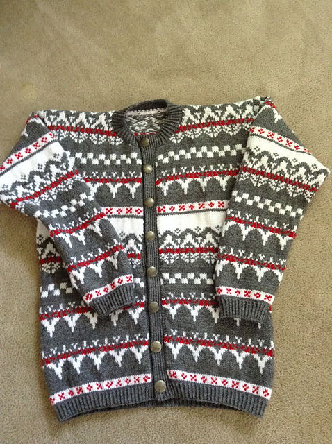 Lady's jumper and man's jacket p.6