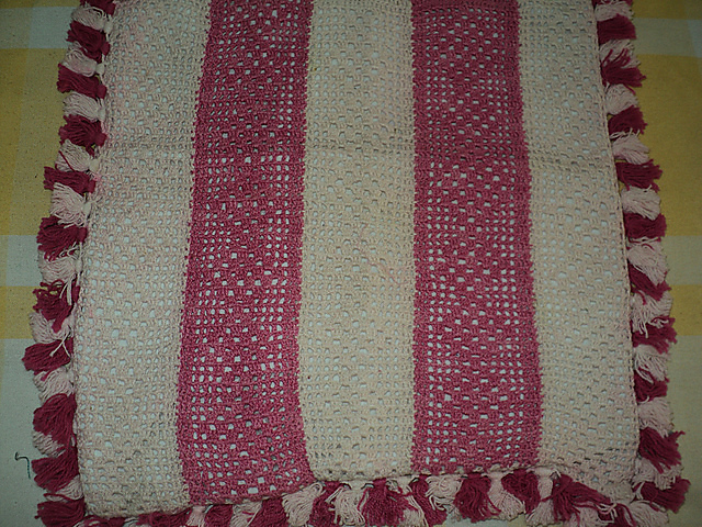 Striped Crochet Bag
