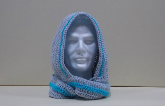 Crochet Scoodie Rounded Hood