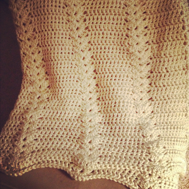 Double Crochet and Shell Afghan