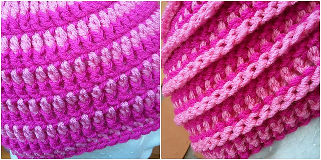 Reversible Spiral Beehive Hat
