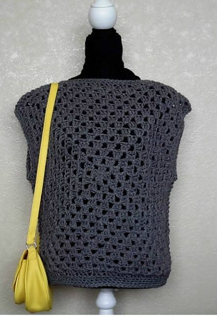 Ravelry: Crochet Granny Square Top pattern by Crochet with Clare