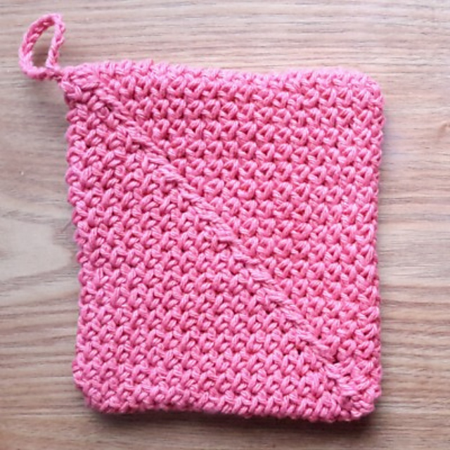 Moss Stitch Dish Cloth