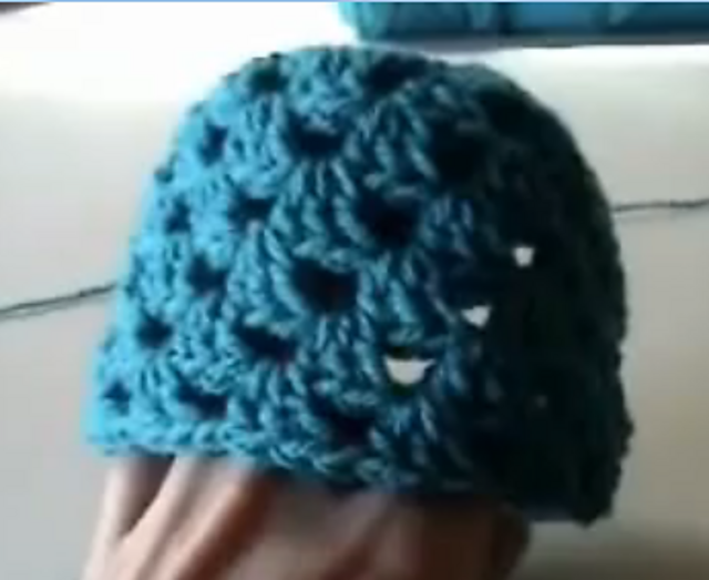 GRANNY STITCH BABY BEANIE