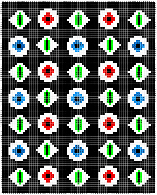 Eyeballs Halloween Graphghan