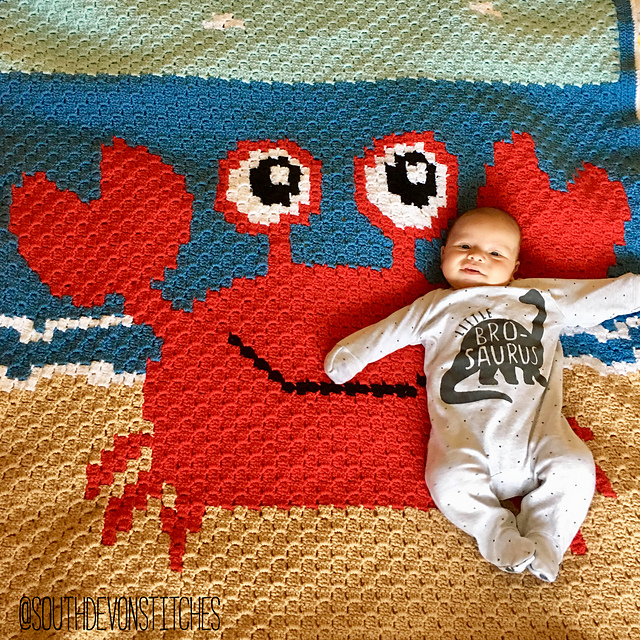 Beach Crab Graphghan