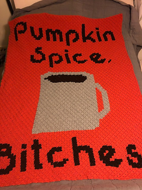 Pumpkin Spice Graphghan