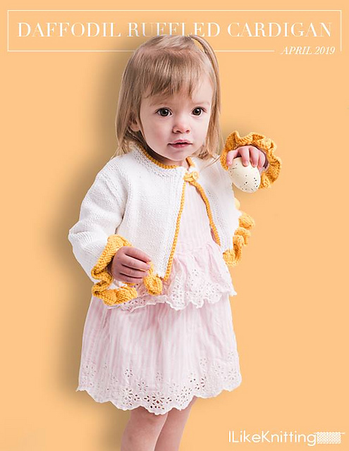 Daffodil Ruffled Cardigan
