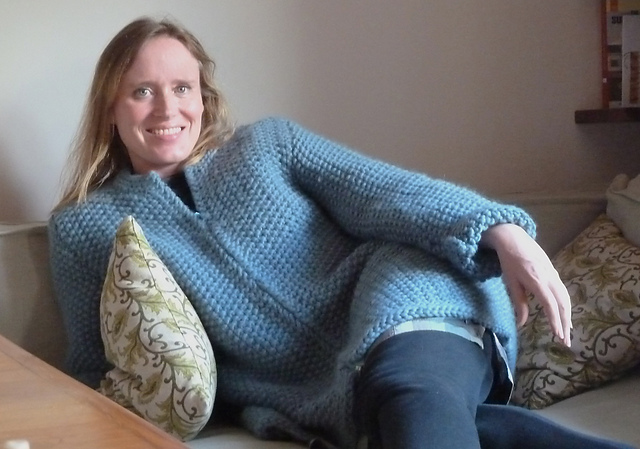 Moss Stitch Zipped Jacket