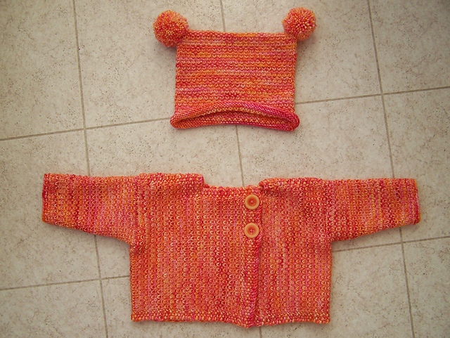 Half-Linen Stitch Toddler Sweater