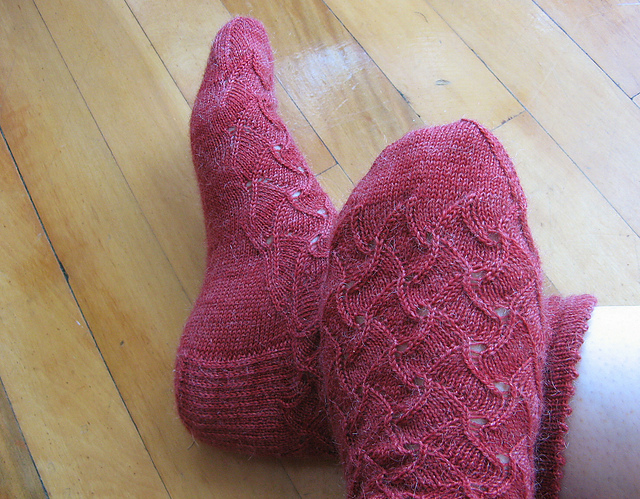 Scroll Lace Socks