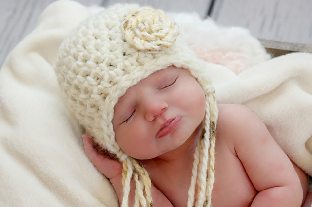 Simply Swirls Earflap Hat
