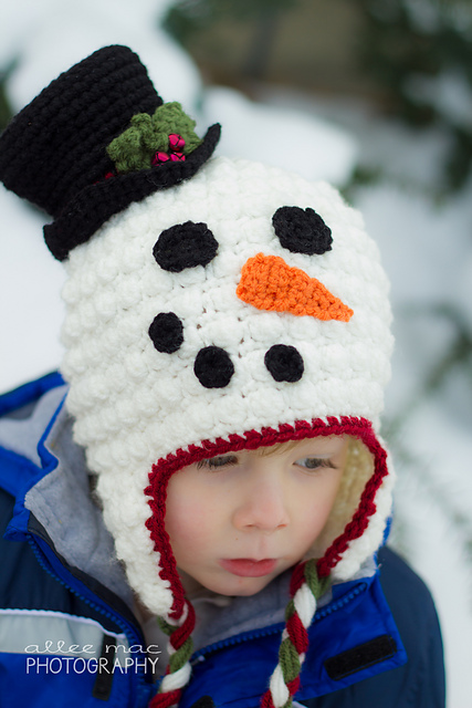 Hollyday Snowman Hat