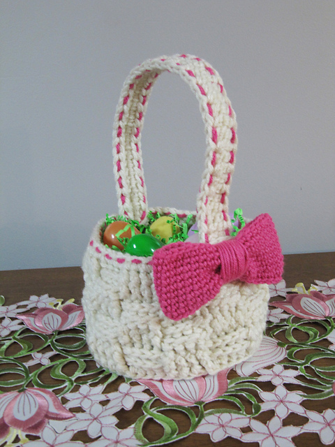 Faux Woven Basket