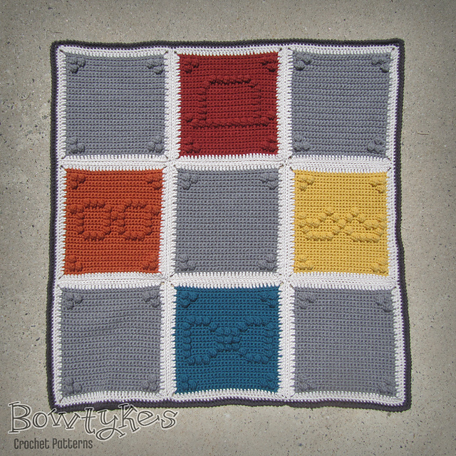 Mustache Silhouette Blanket
