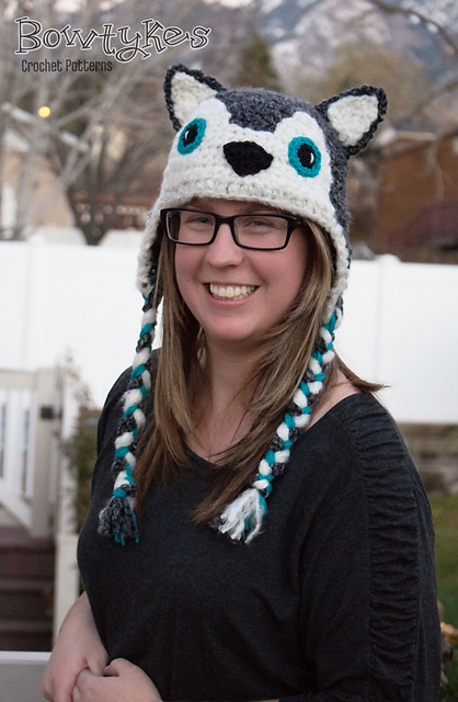 Wolf Earflap Hat