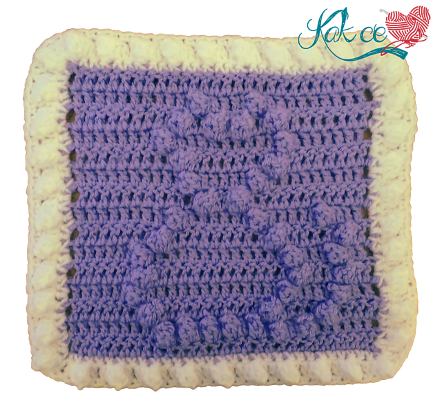 Cat Cloth with Popcorn Stitch