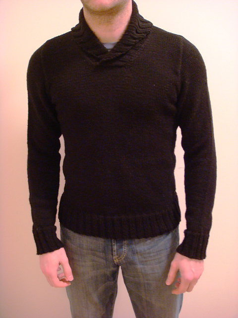 Men's Shawl Collar Pullover