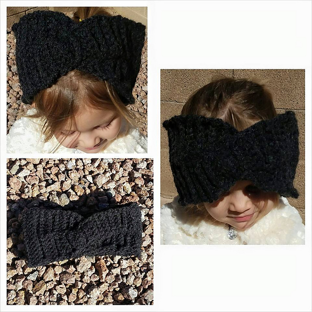 Chunky Twist Ribbed Earwarmer