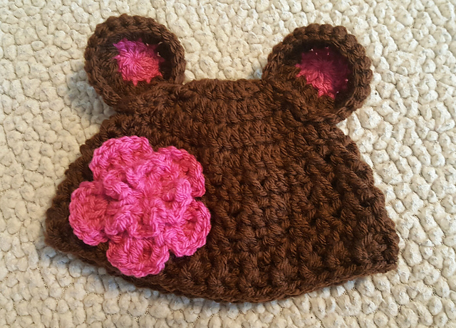 Crisscross Teddy Bear Hat