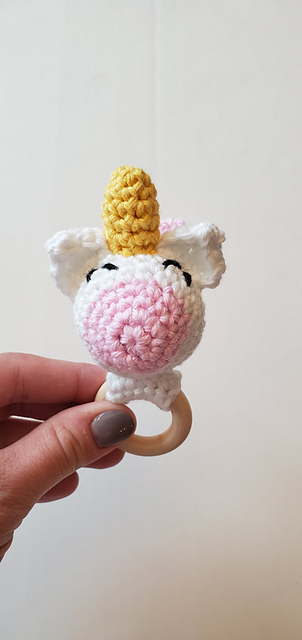 Unicorn Teething Ring