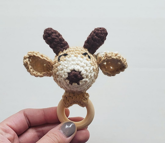 Deer Teething Ring
