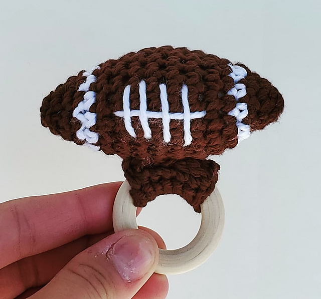 Football Teething Ring