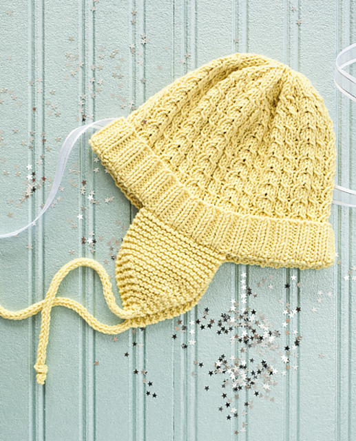 #26 Cabled Earflap Hat