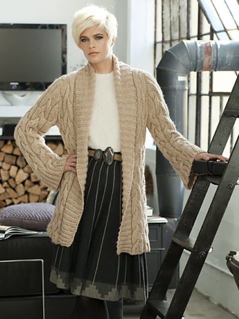 #09 Cabled Cardigan