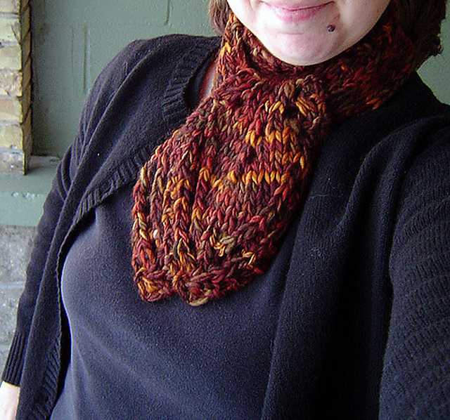 Lace Leaf Scarf