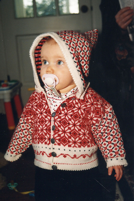 5A Baby Cardigan with Hood