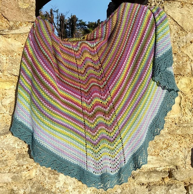 Moorland Faroese Shawl