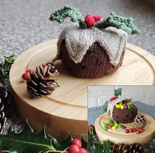 Sweet treat Christmas pudding