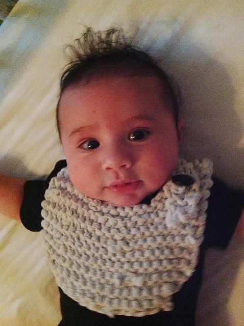 Tshirt Yarn Bib