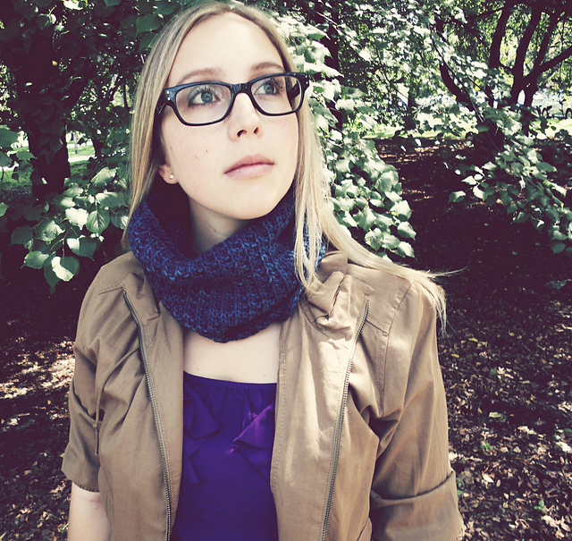 Indigo Swan Cowl